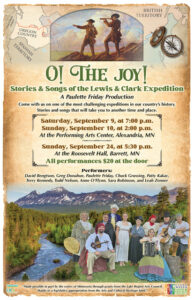 Poster Image for Stories and Songs of the Lewis & Clark Expedition Event